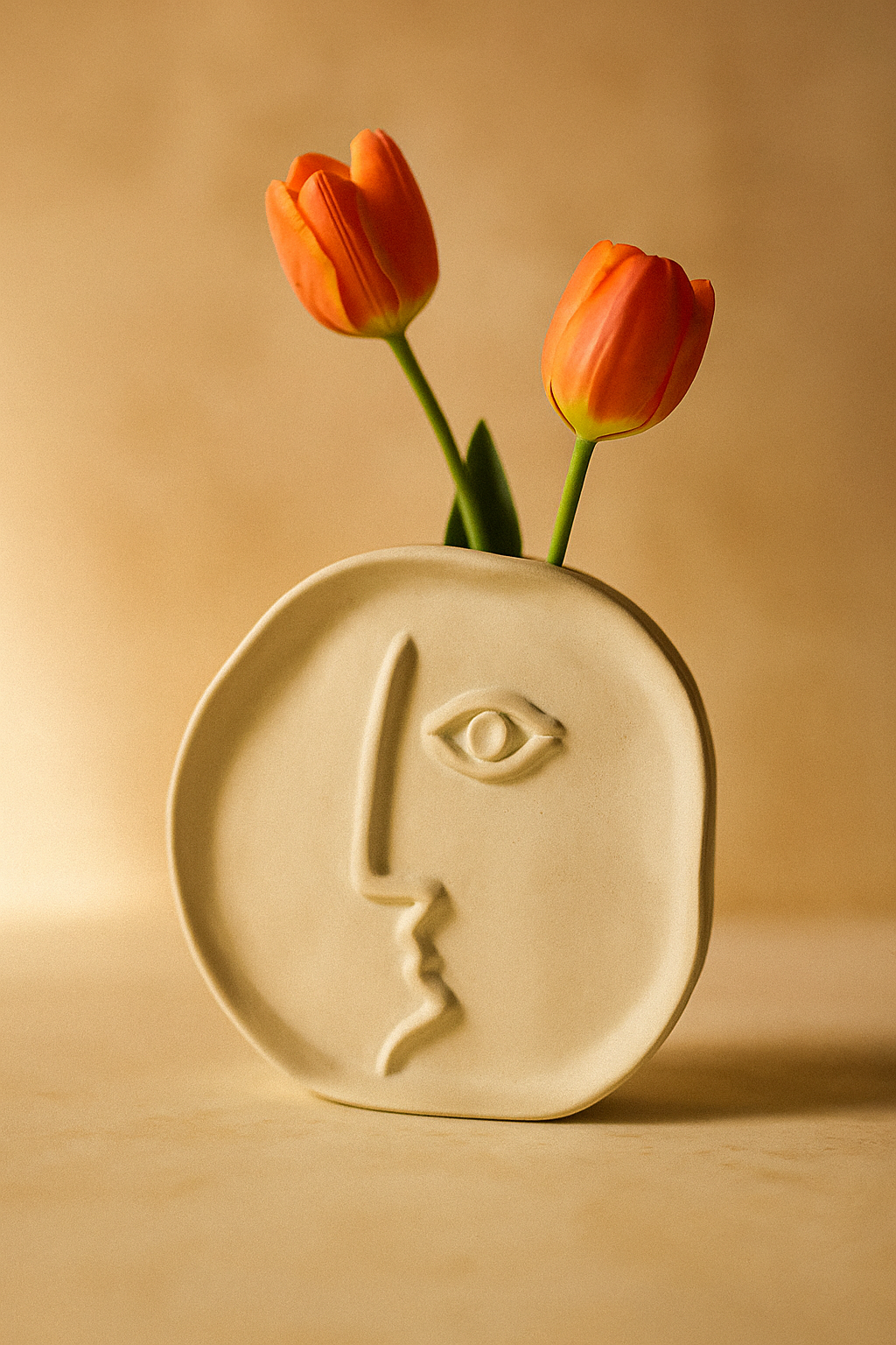 Round Face Vase