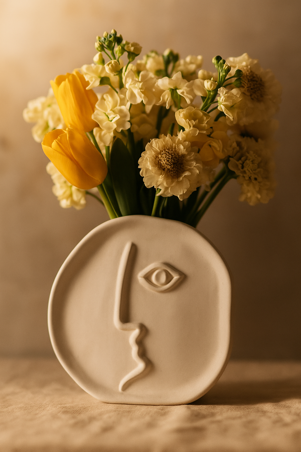 Round Face Vase