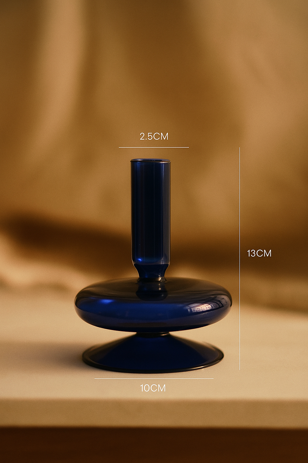 Blue Candleholder