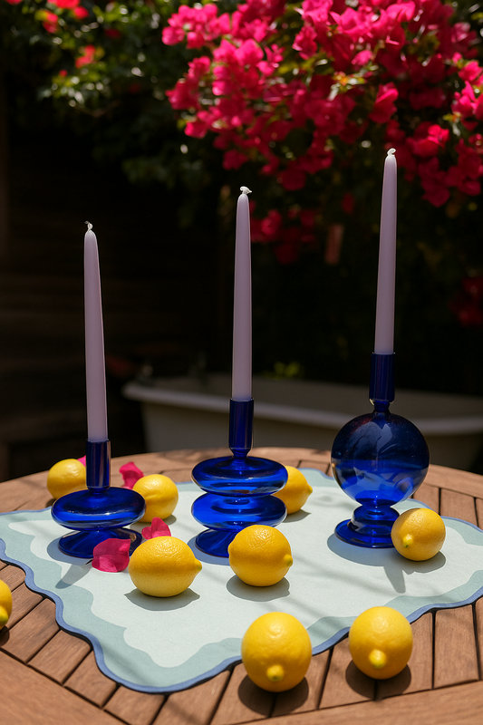 Blue Candleholder