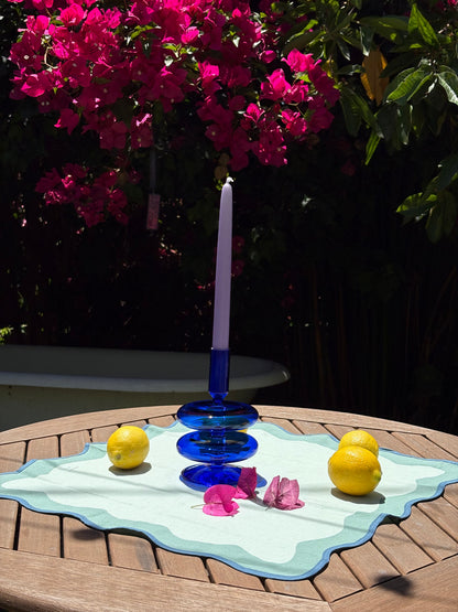Blue Candleholder