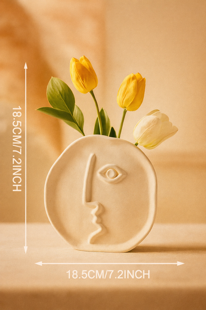 Round Face Vase